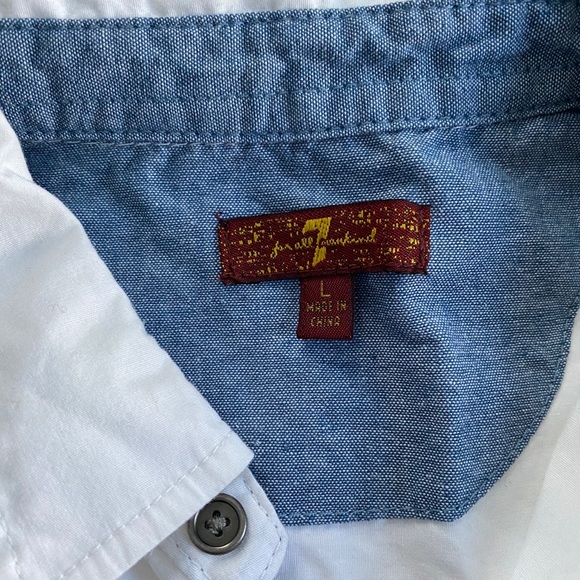 7 Jeans dress shirt NWOT - Picture 4 of 7